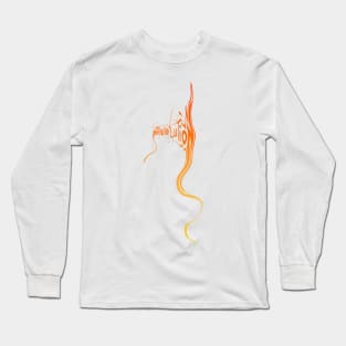 evolution themed graphic design by ironpalette Long Sleeve T-Shirt